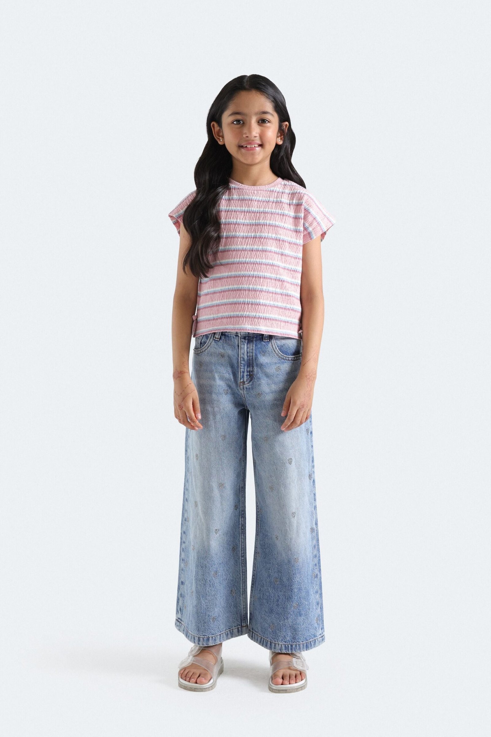Textured Striped T-Shirt - Image 4