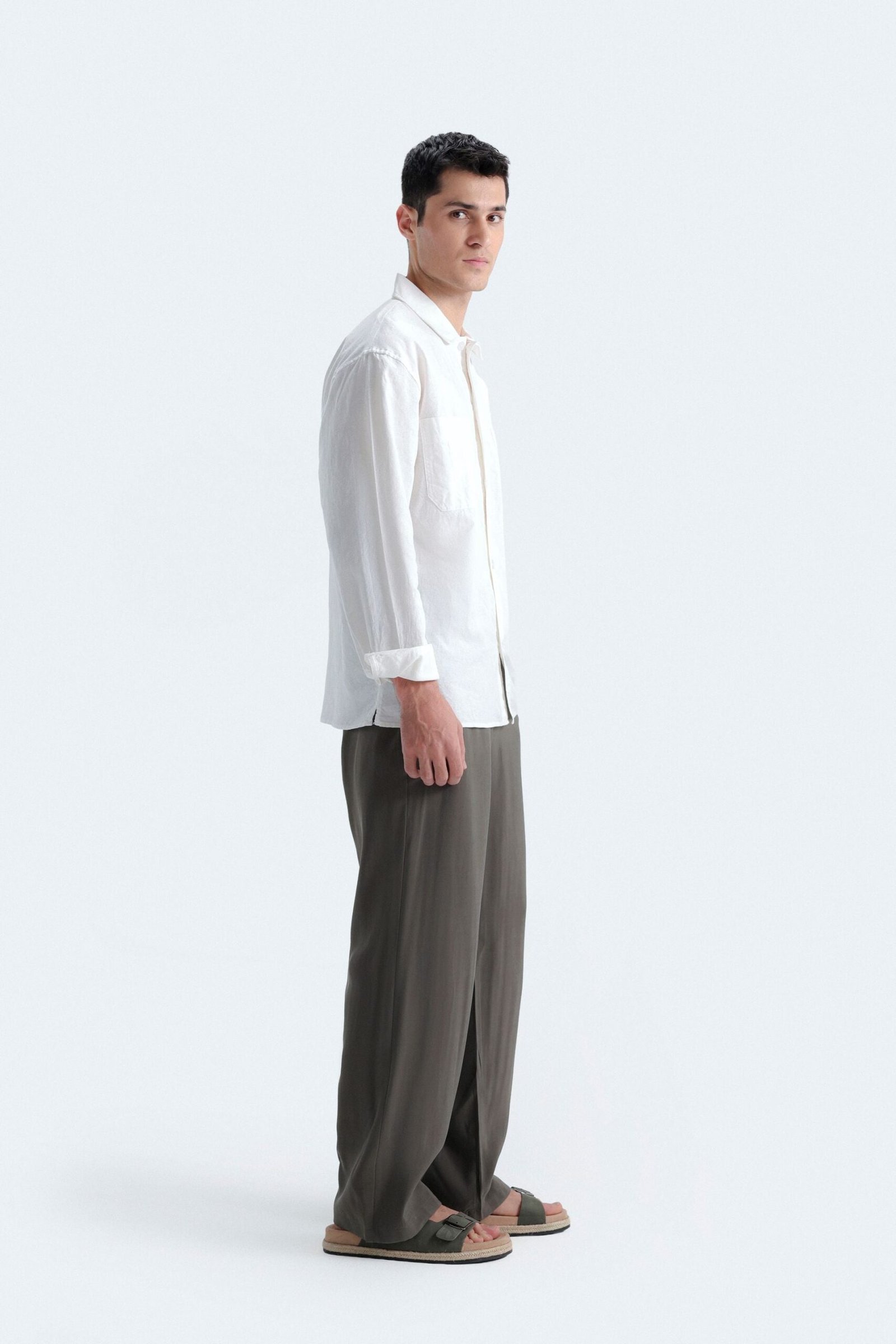 Straight Fit Trousers - Image 11