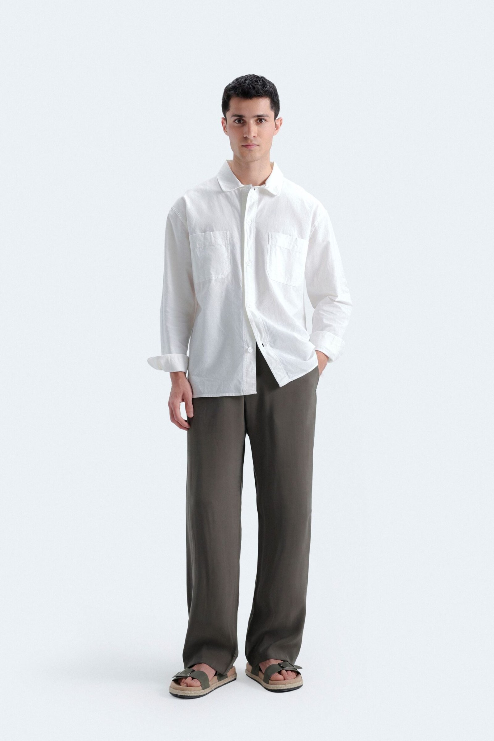 Straight Fit Trousers - Image 9
