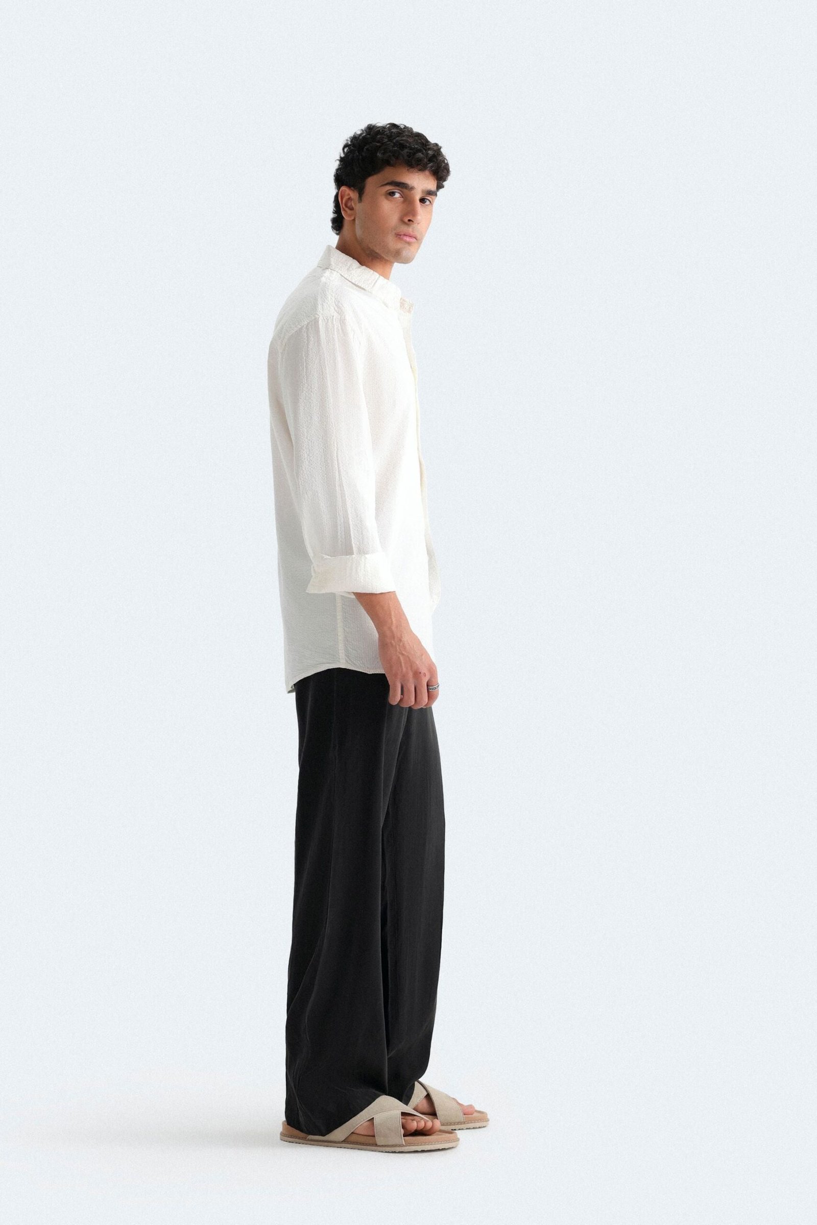 Straight Fit Trousers - Image 3
