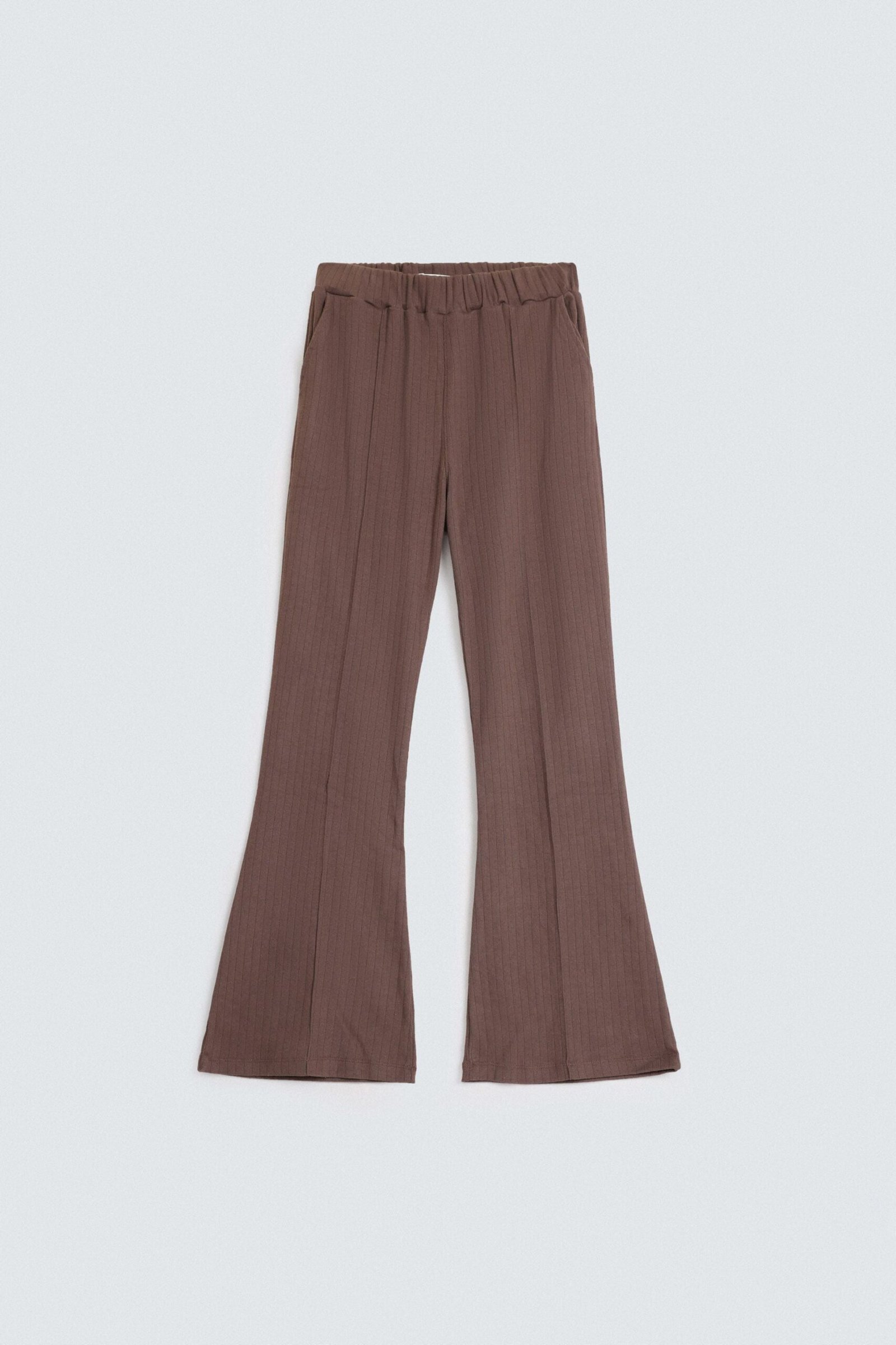 High-Waisted Flared Trousers - Image 12