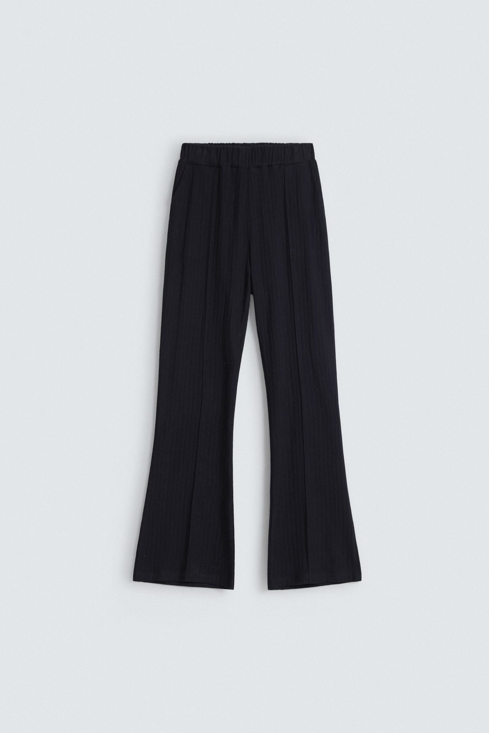 High-Waisted Flared Trousers - Image 5