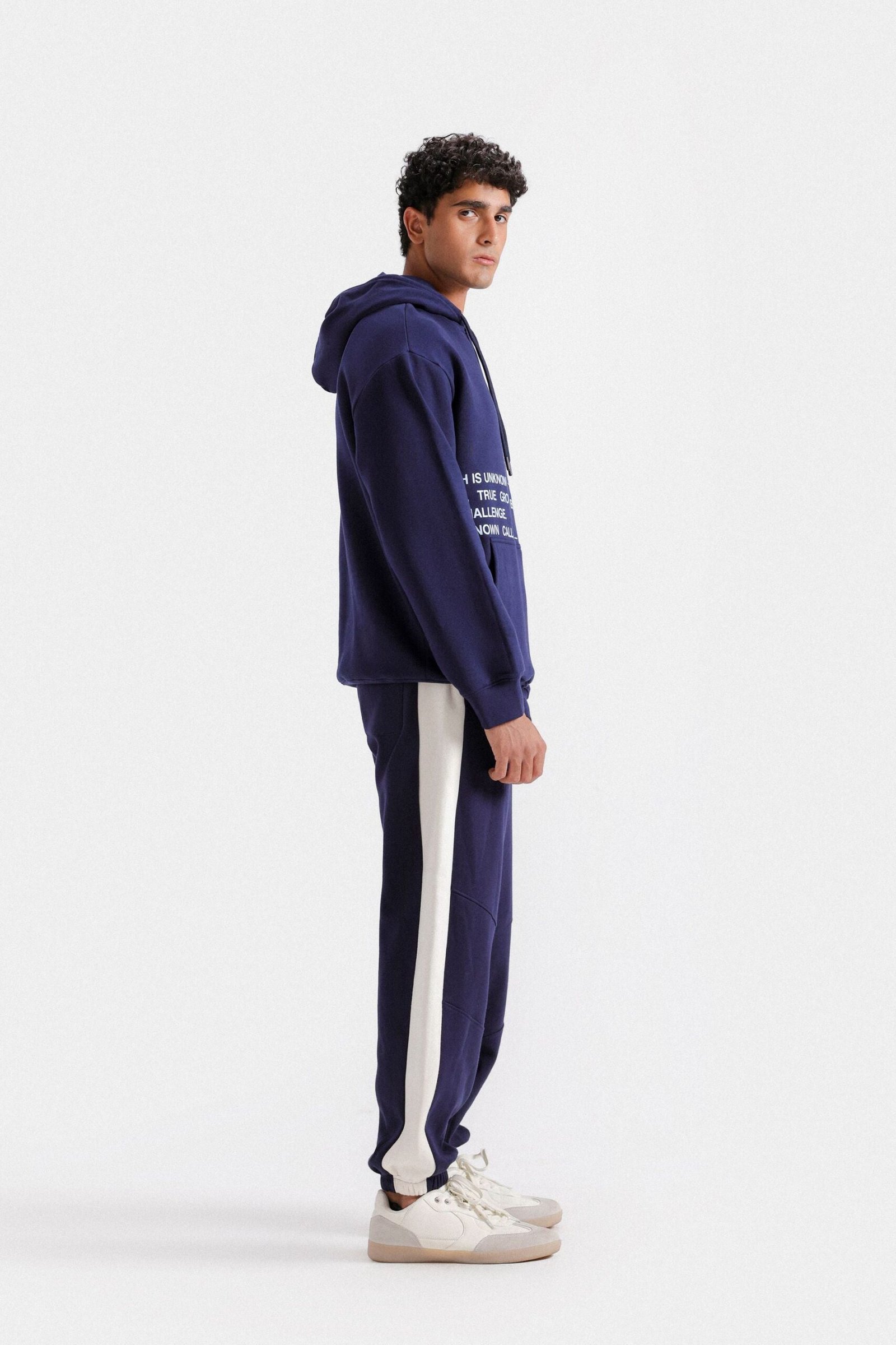 Slogan Print Hoodie - Image 3
