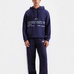 Slogan Print Hoodie