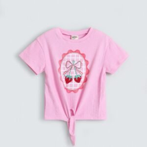 Cropped Embroidered T-Shirt