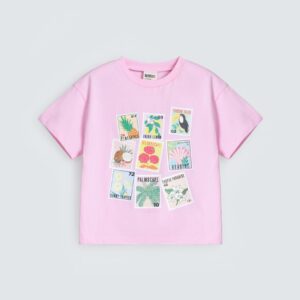 Cropped Graphic T-Shirt