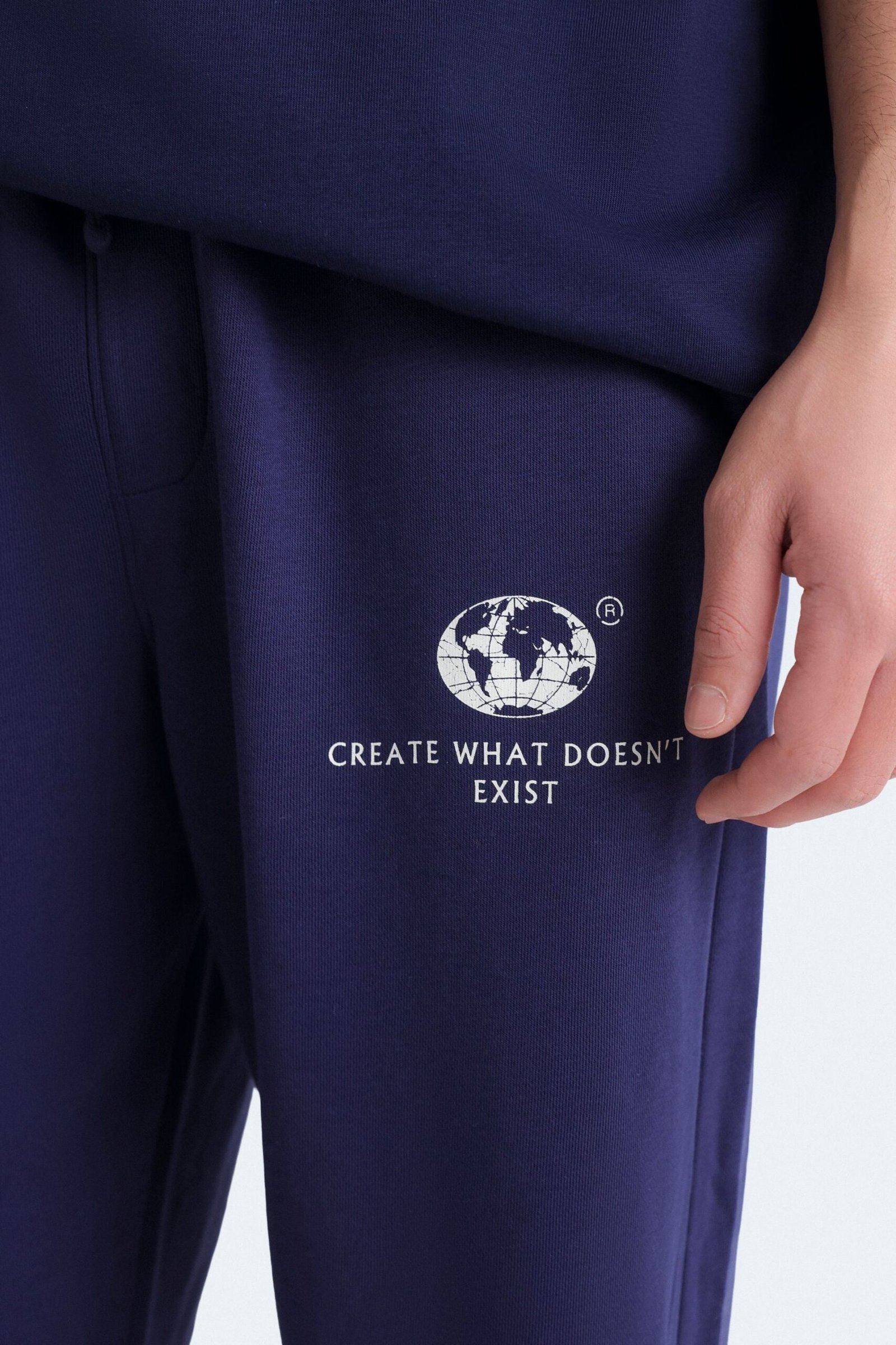 Slogan Print Jogger Trousers - Image 2