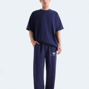 Slogan Print Jogger Trousers