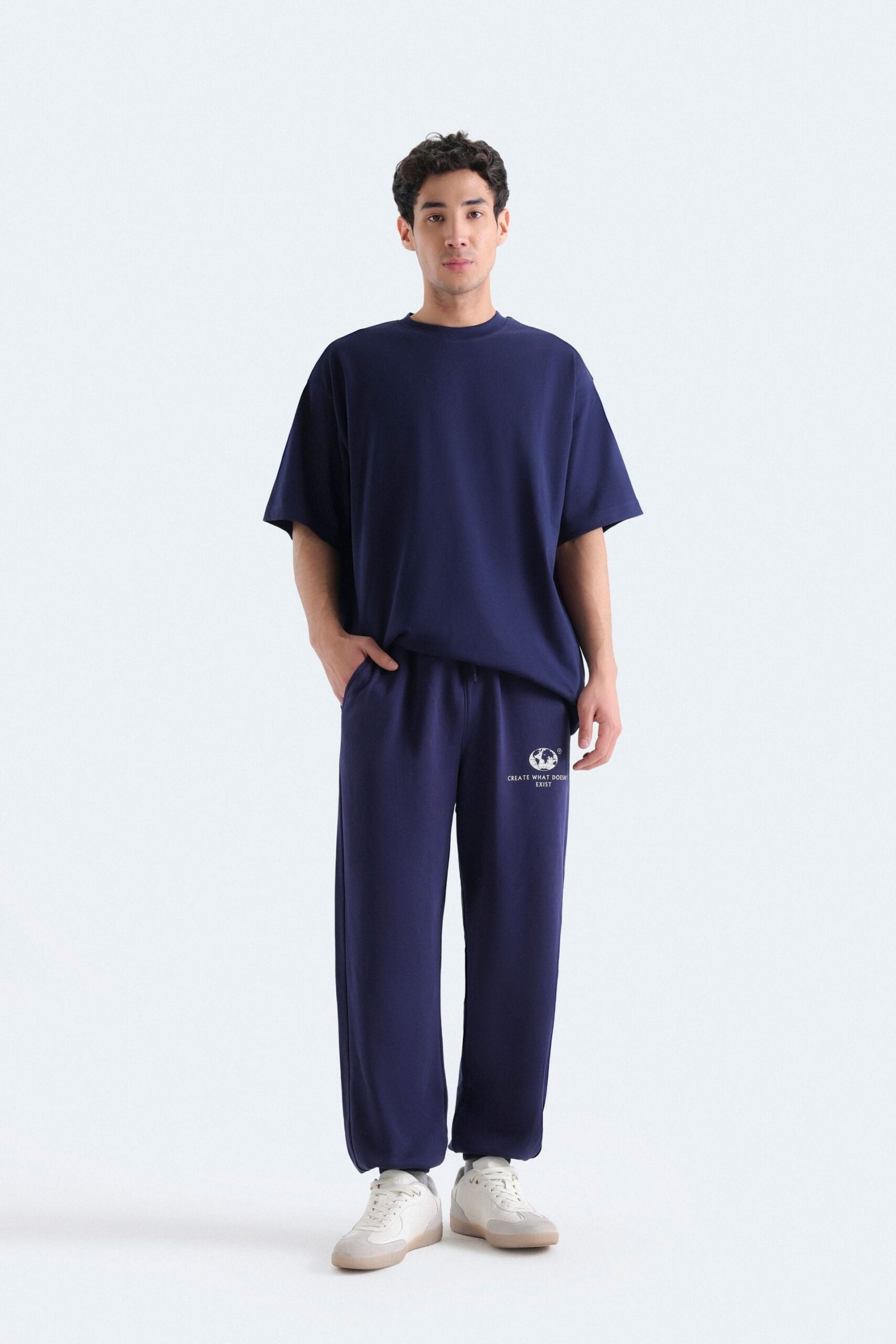 Slogan Print Jogger Trousers