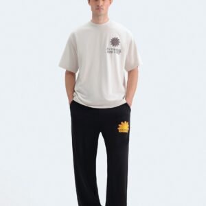Slogan Print Jogger Trousers