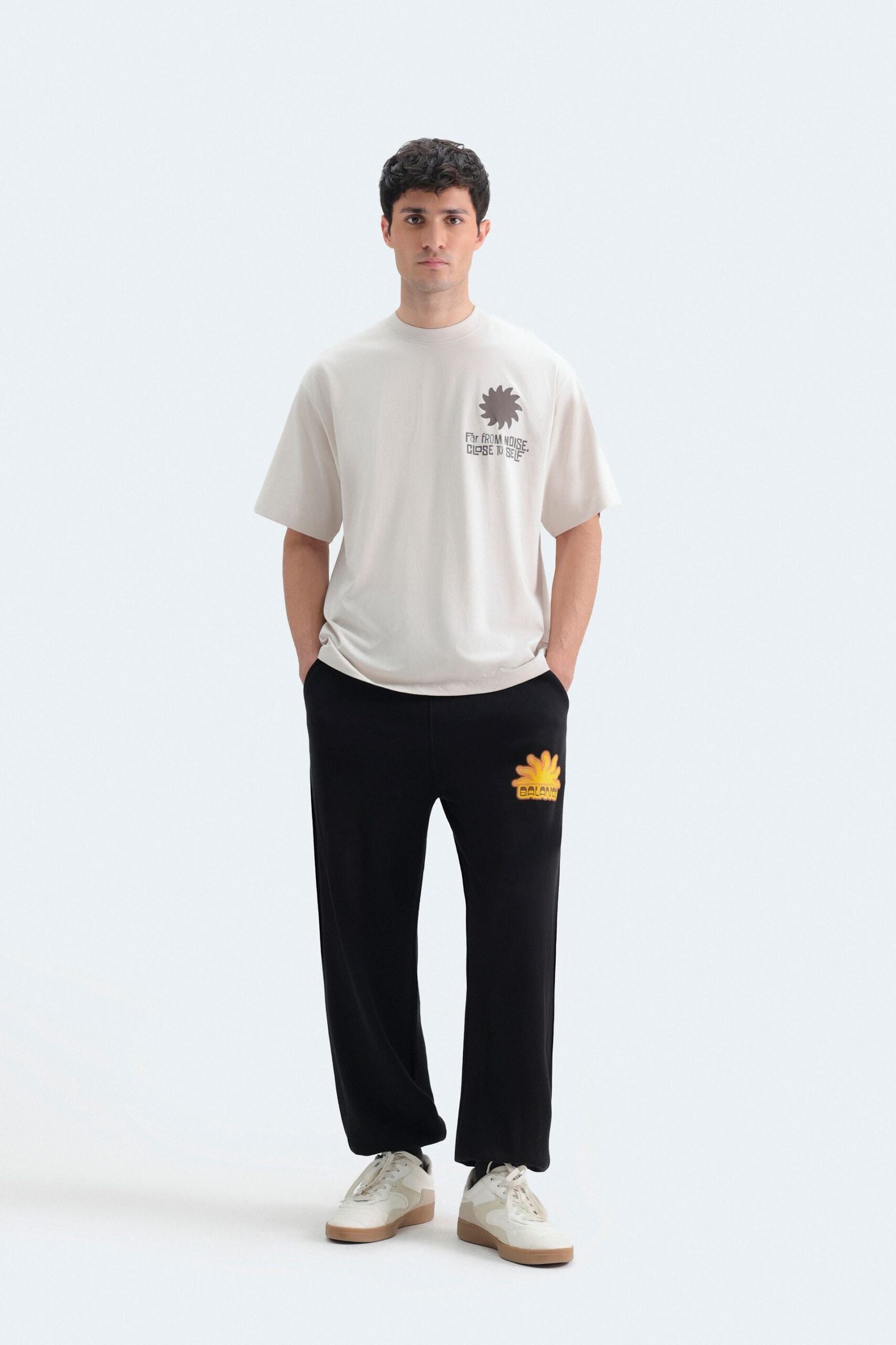 Slogan Print Jogger Trousers