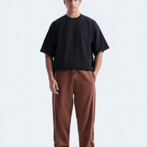 Jogger Trousers With Piping Detail