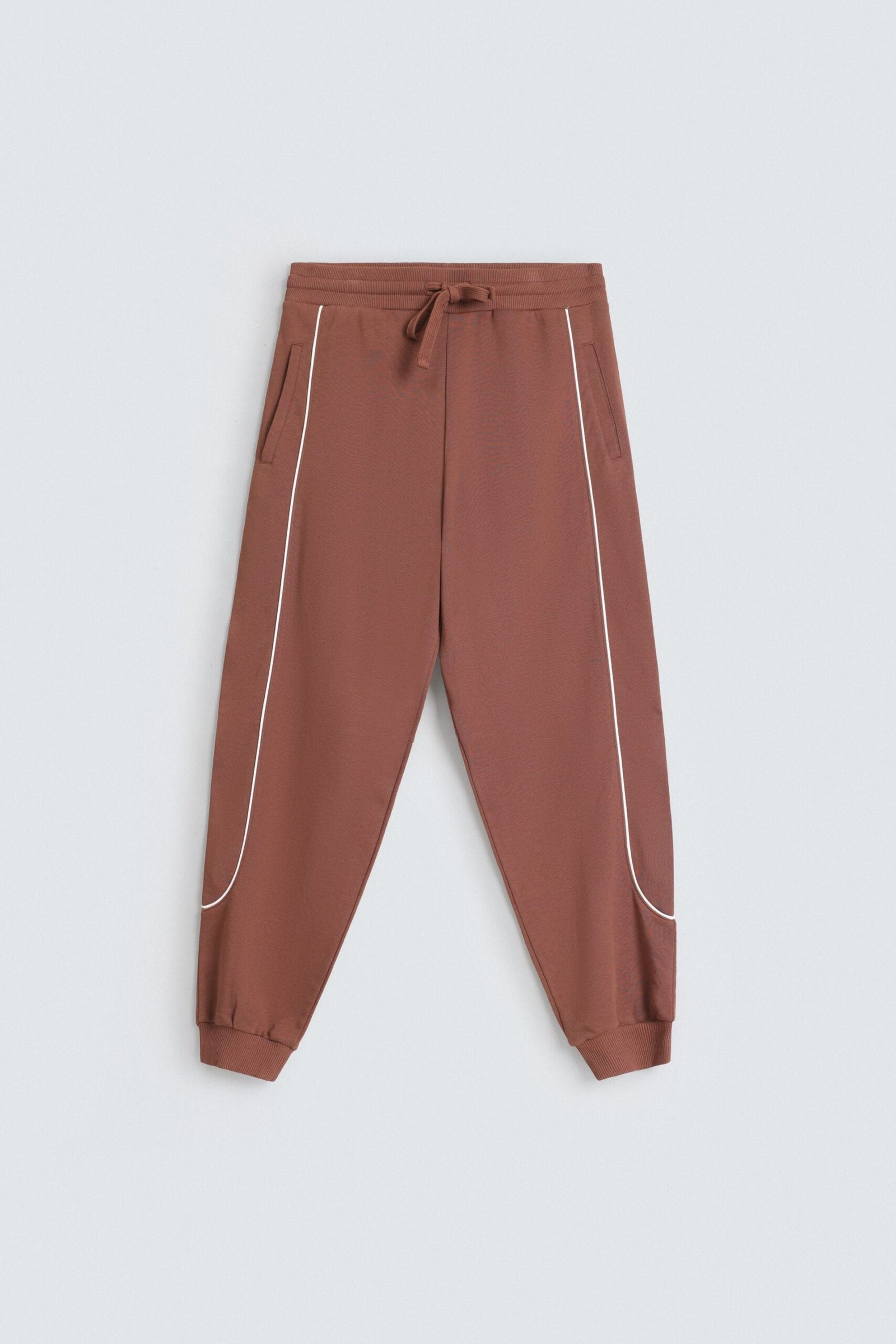 Jogger Trousers With Piping Detail - Image 5
