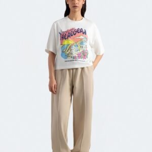 Loose Jogger Trousers With Seam Detail