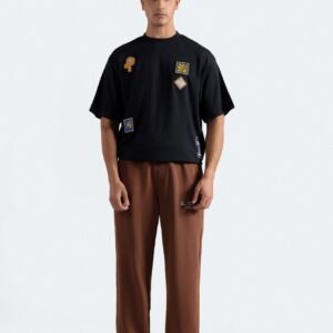 Slogan Print Jogger Trousers