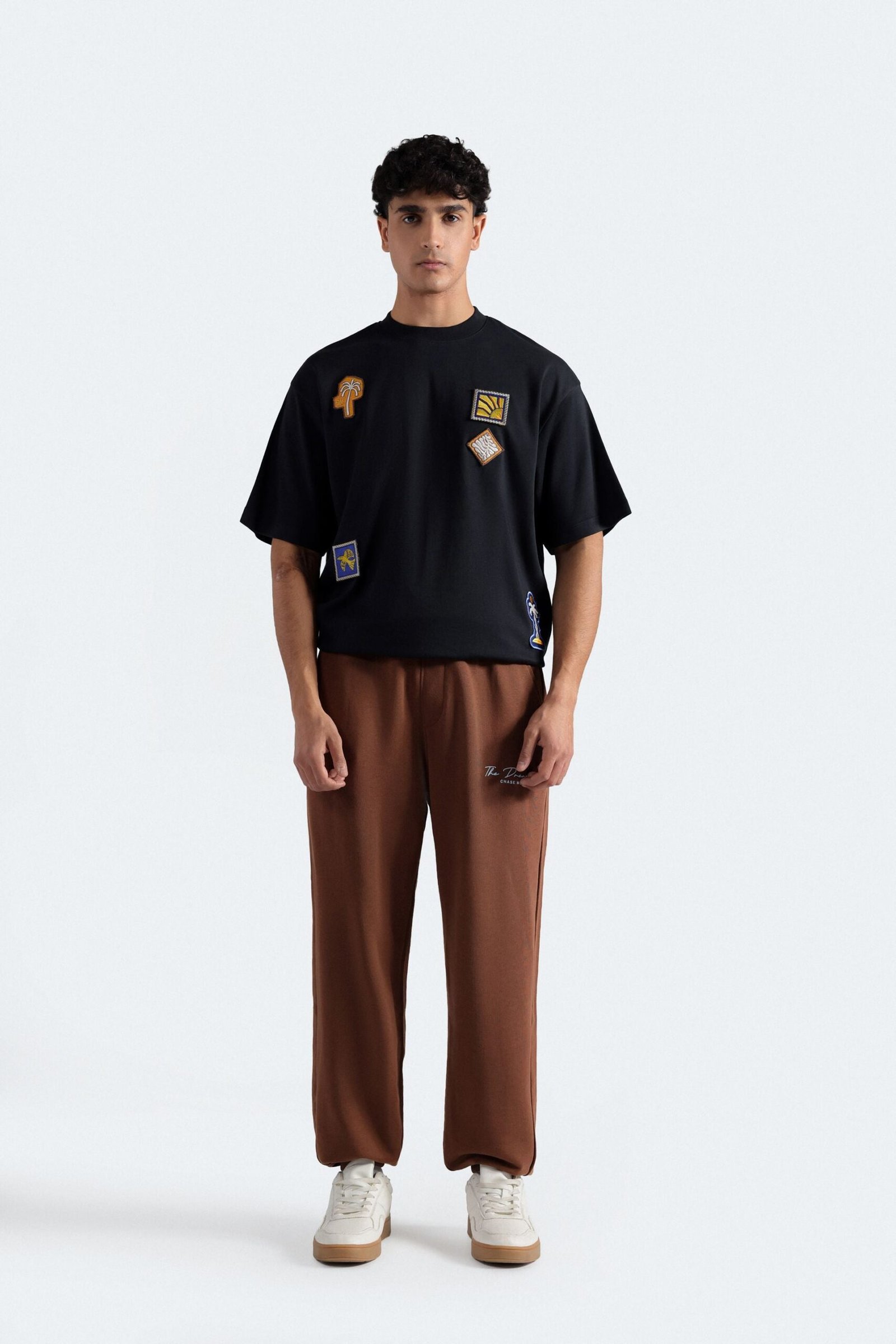 Slogan Print Jogger Trousers