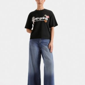 Wide Leg High Rise Jeans