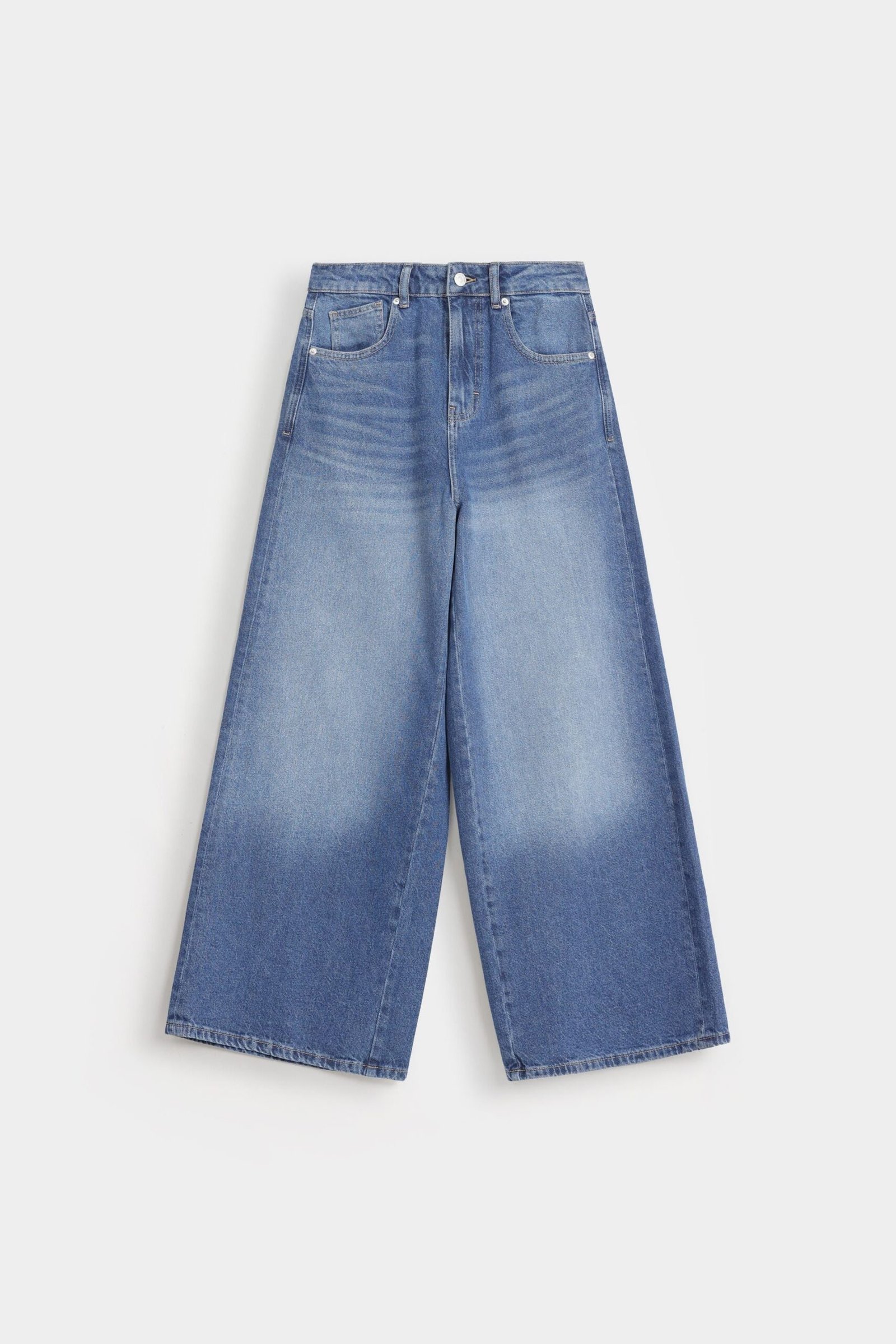 Wide Leg High Rise Jeans - Image 5