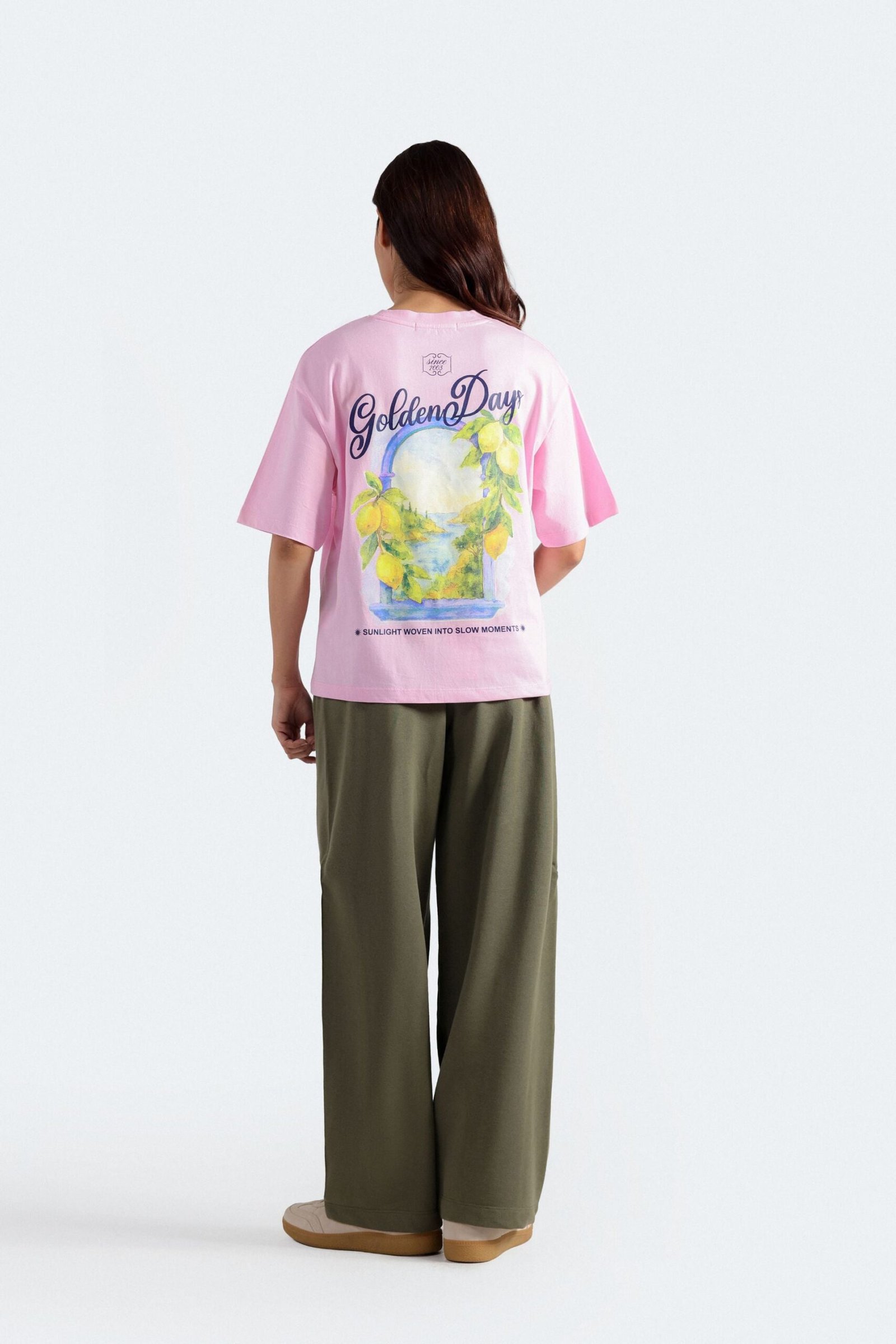 Cut & Sew Wide Leg Trousers - Image 4