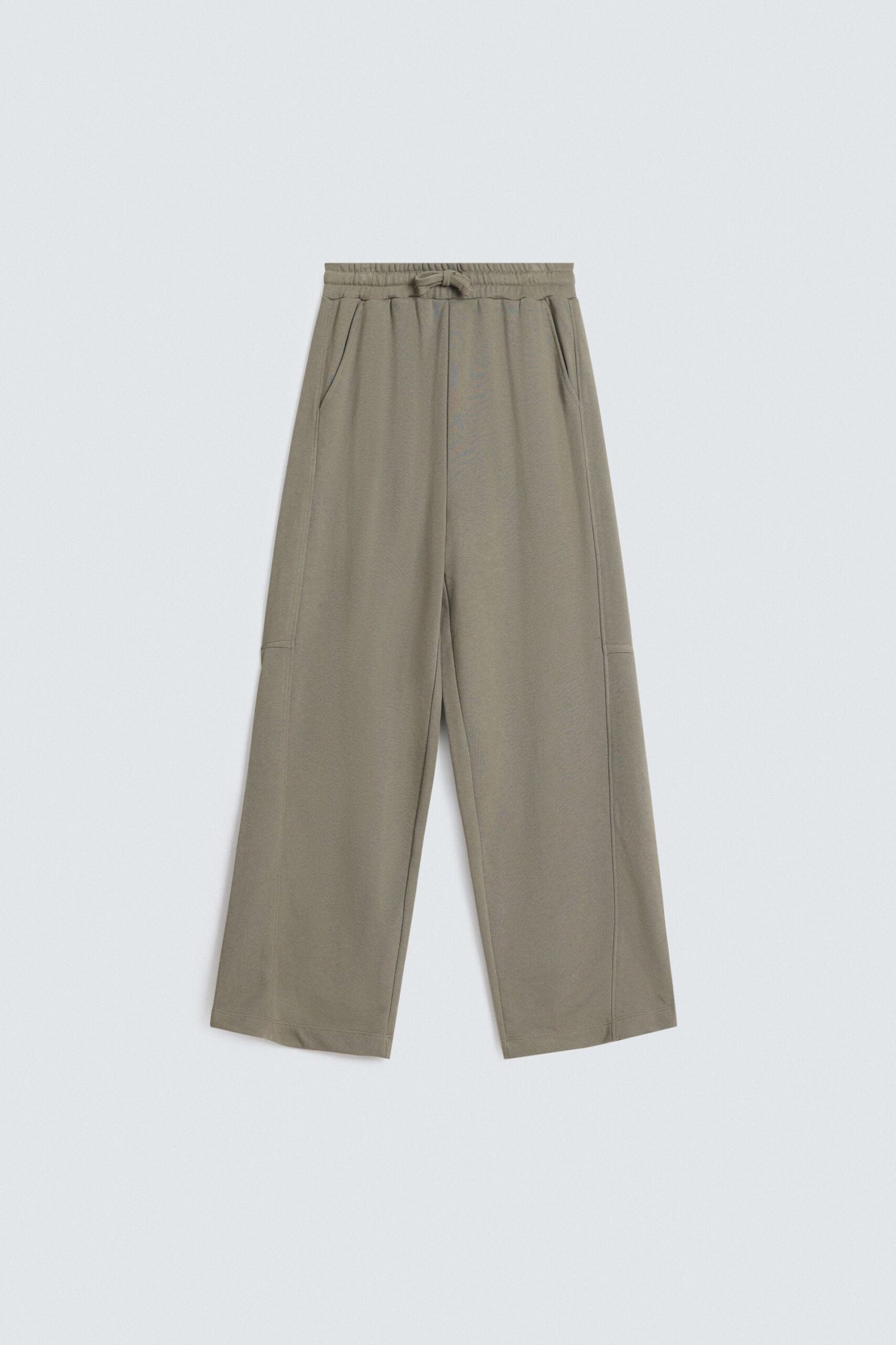 Cut & Sew Wide Leg Trousers - Image 5