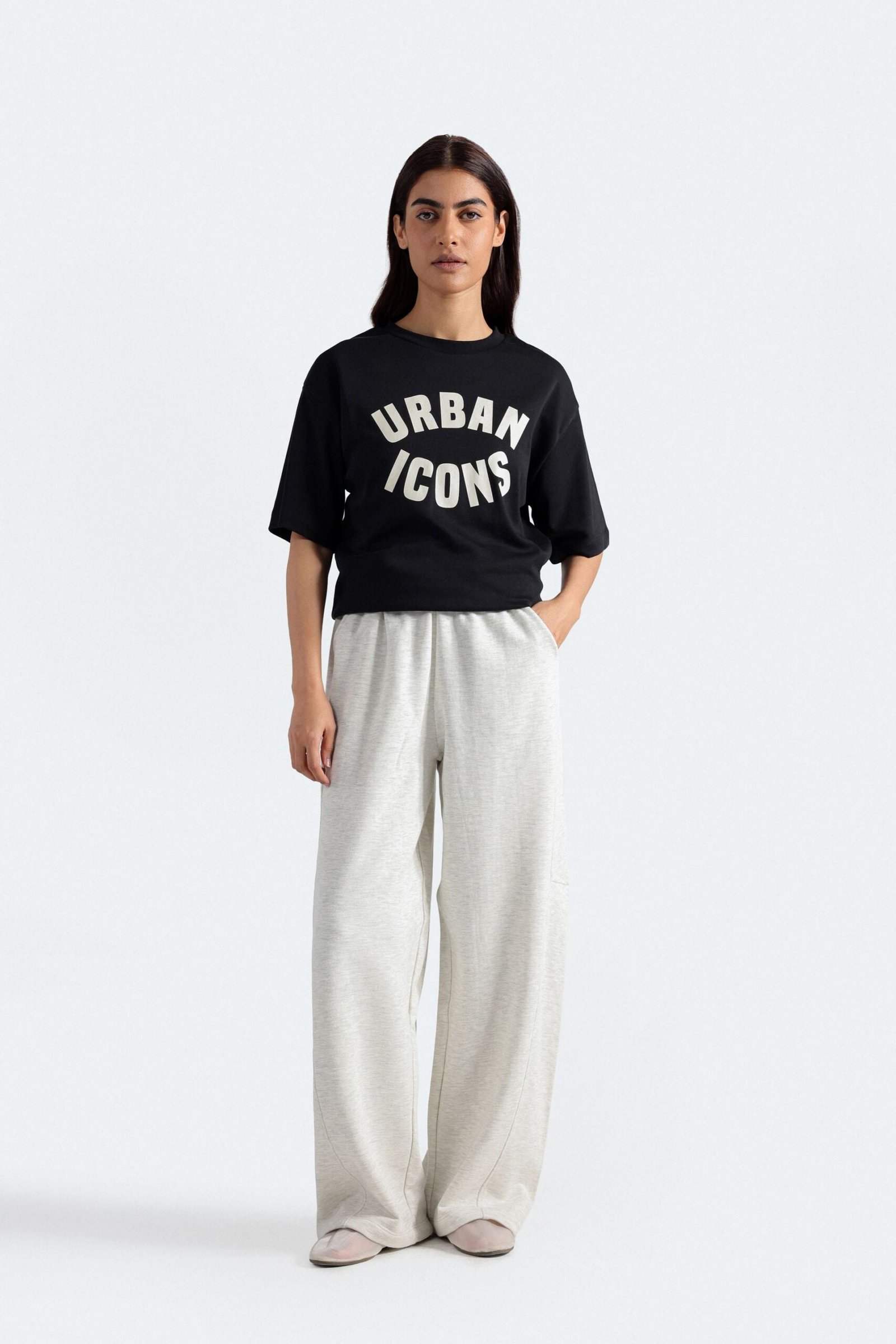 Cut & Sew Wide Leg Trousers - Image 8