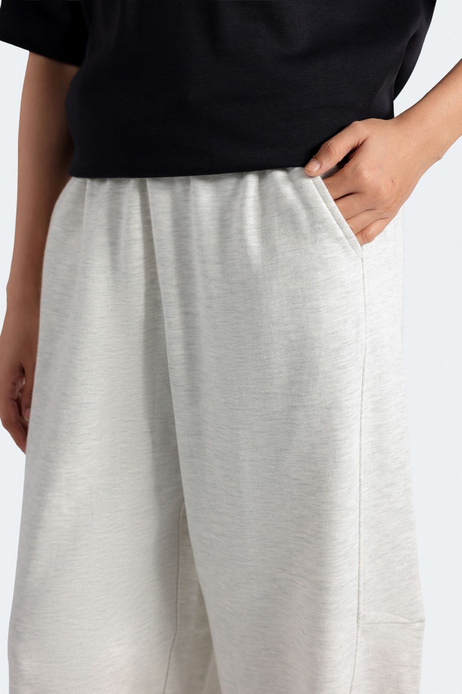 Cut & Sew Wide Leg Trousers - Image 9