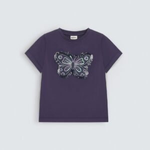 Cropped Embellished T-Shirt