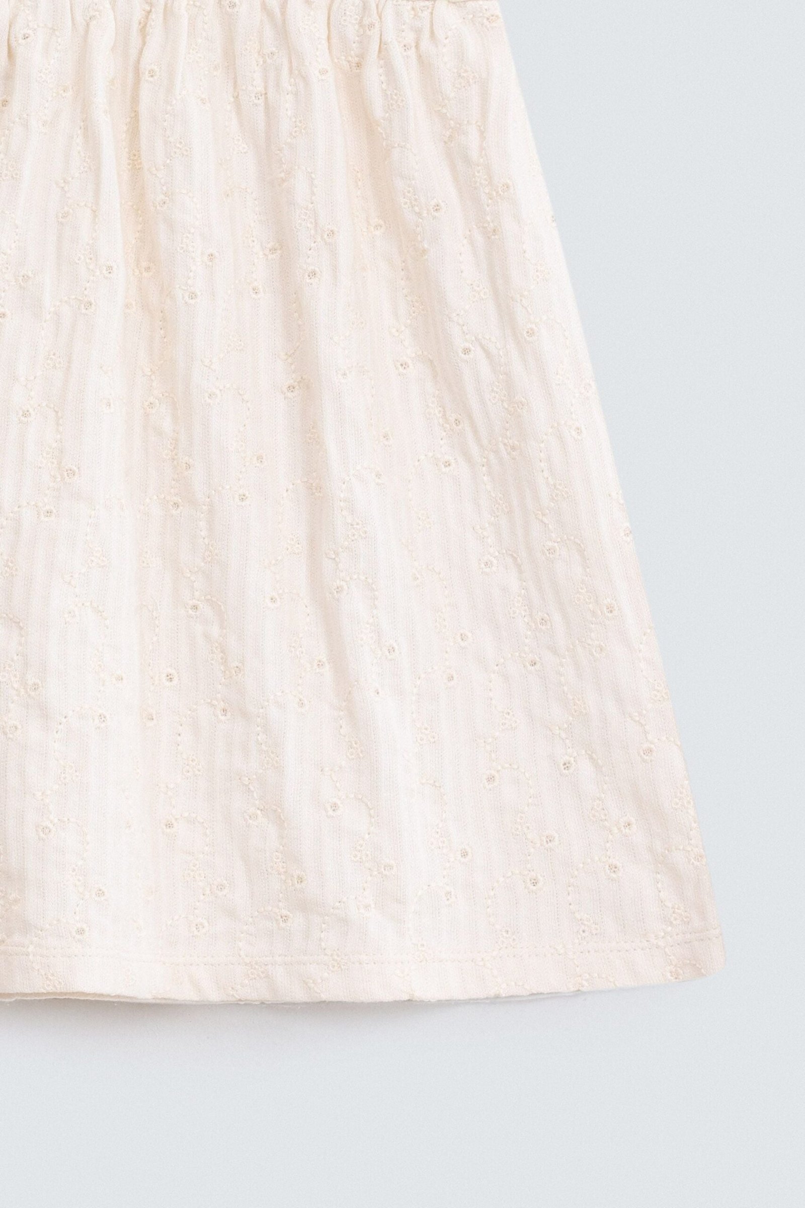 Embroidered Textured Dress - Image 2