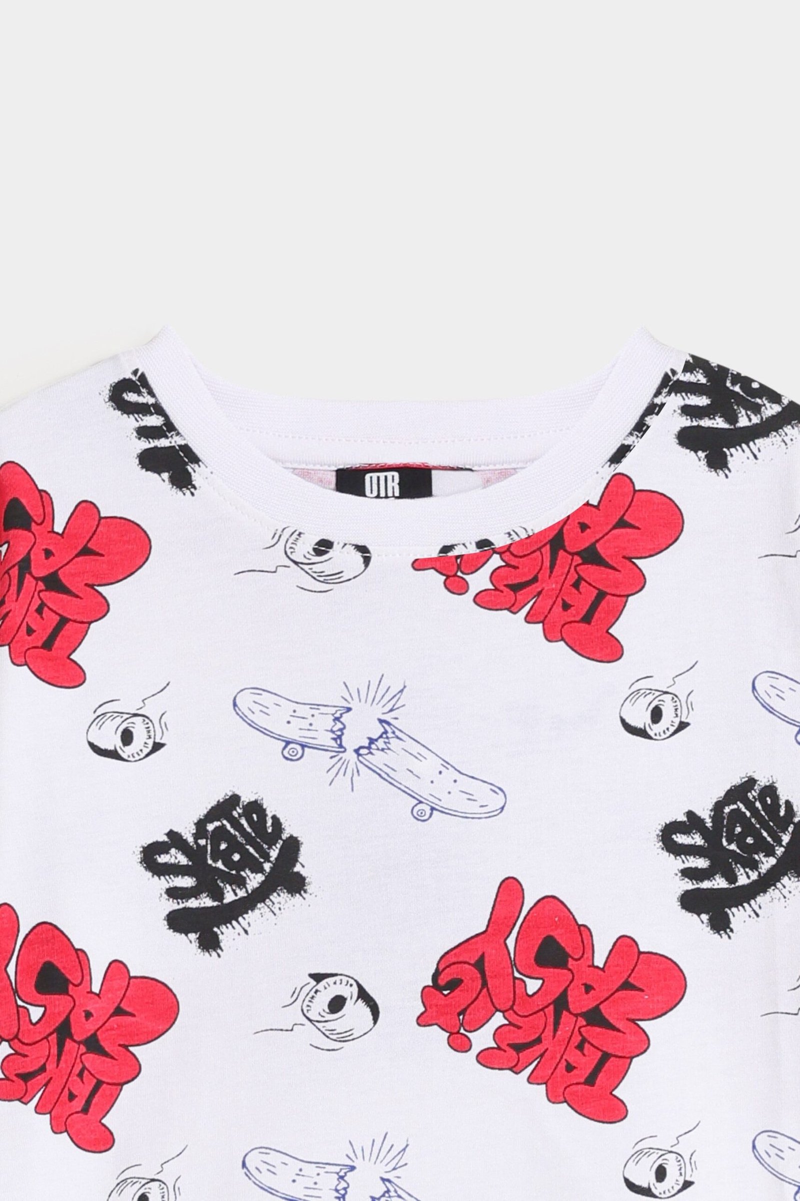 All-Over Skate Print T-Shirt - Image 8