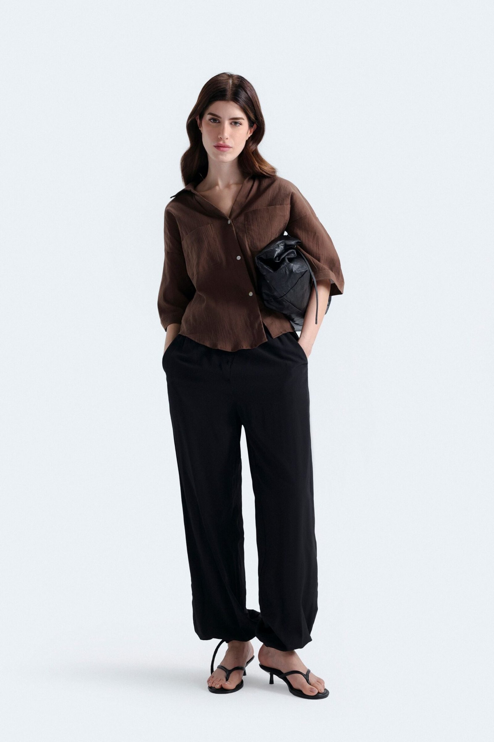 Balloon Fit Trousers