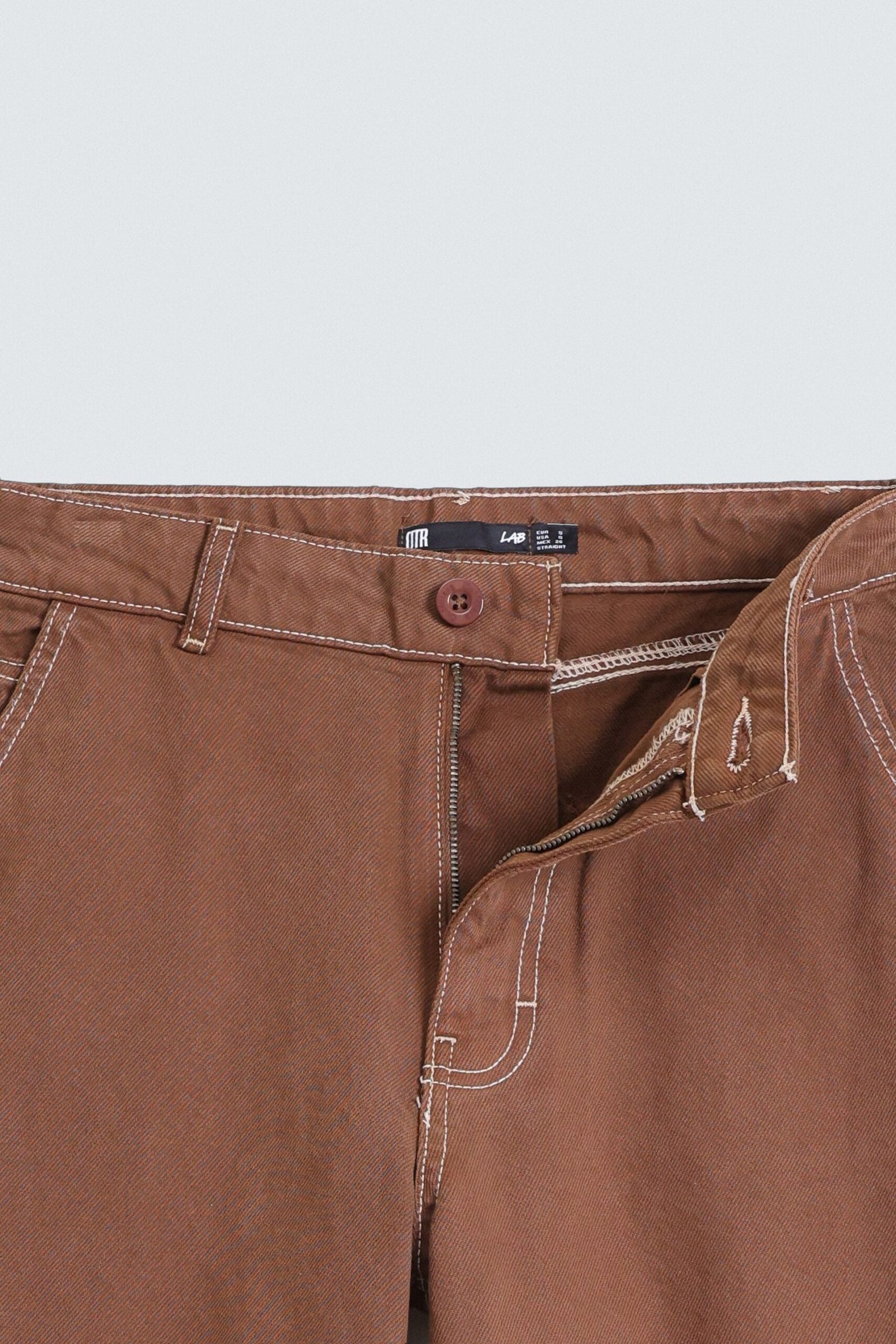 Non-Denim Straight Fit Pants - Image 6