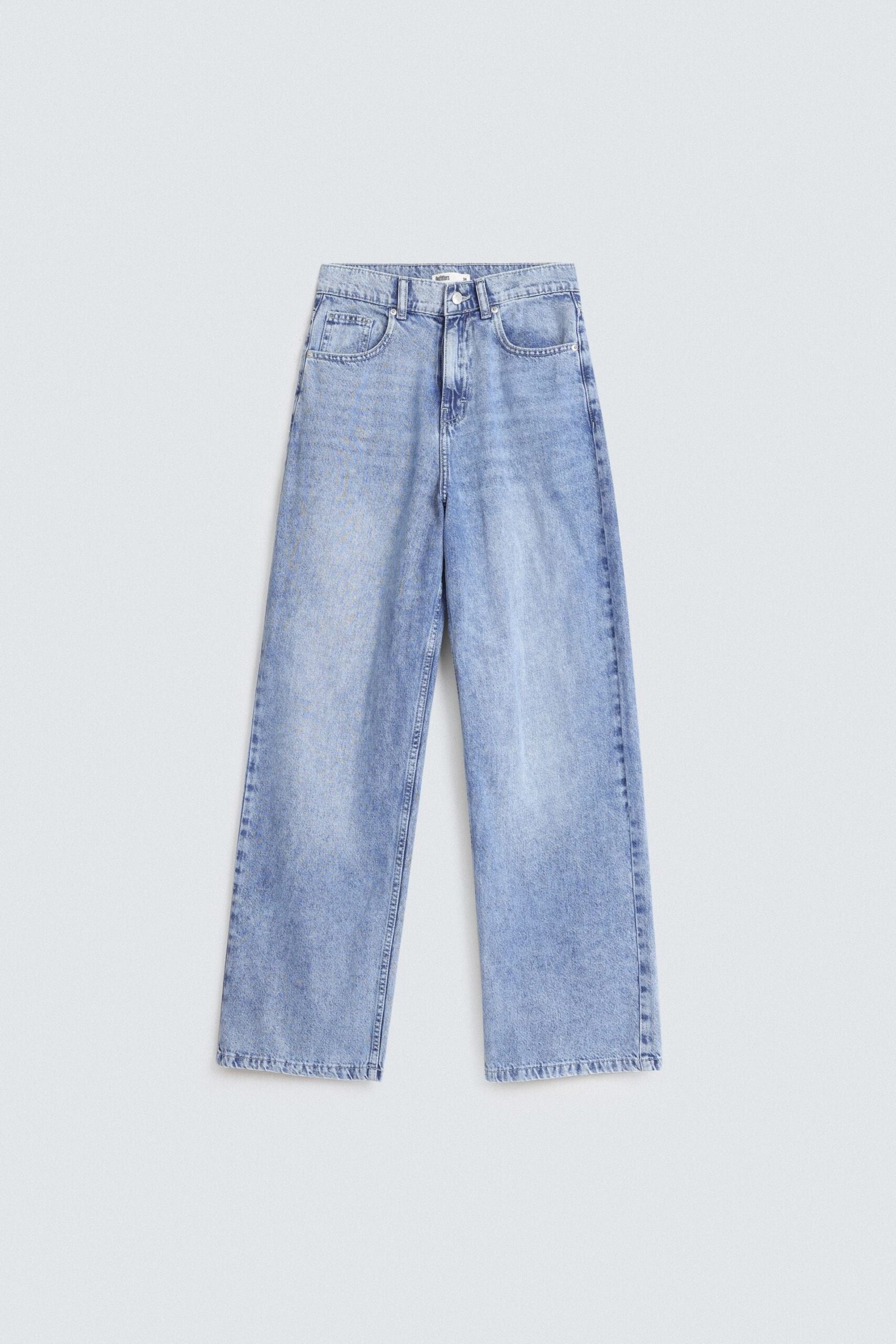 Mid Rise Straight Leg Jeans - Image 6