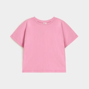 Cropped Basic Raglan T-Shirt