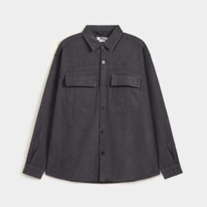 Textured Shirt with Pockets