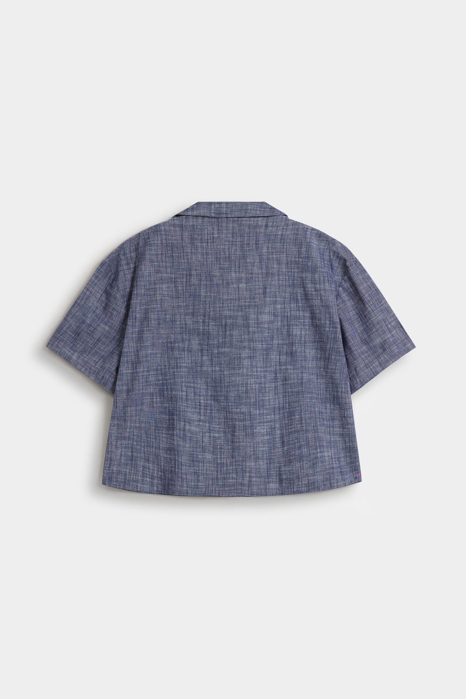 Basic Super Cropped Relaxed Shirt - Image 7