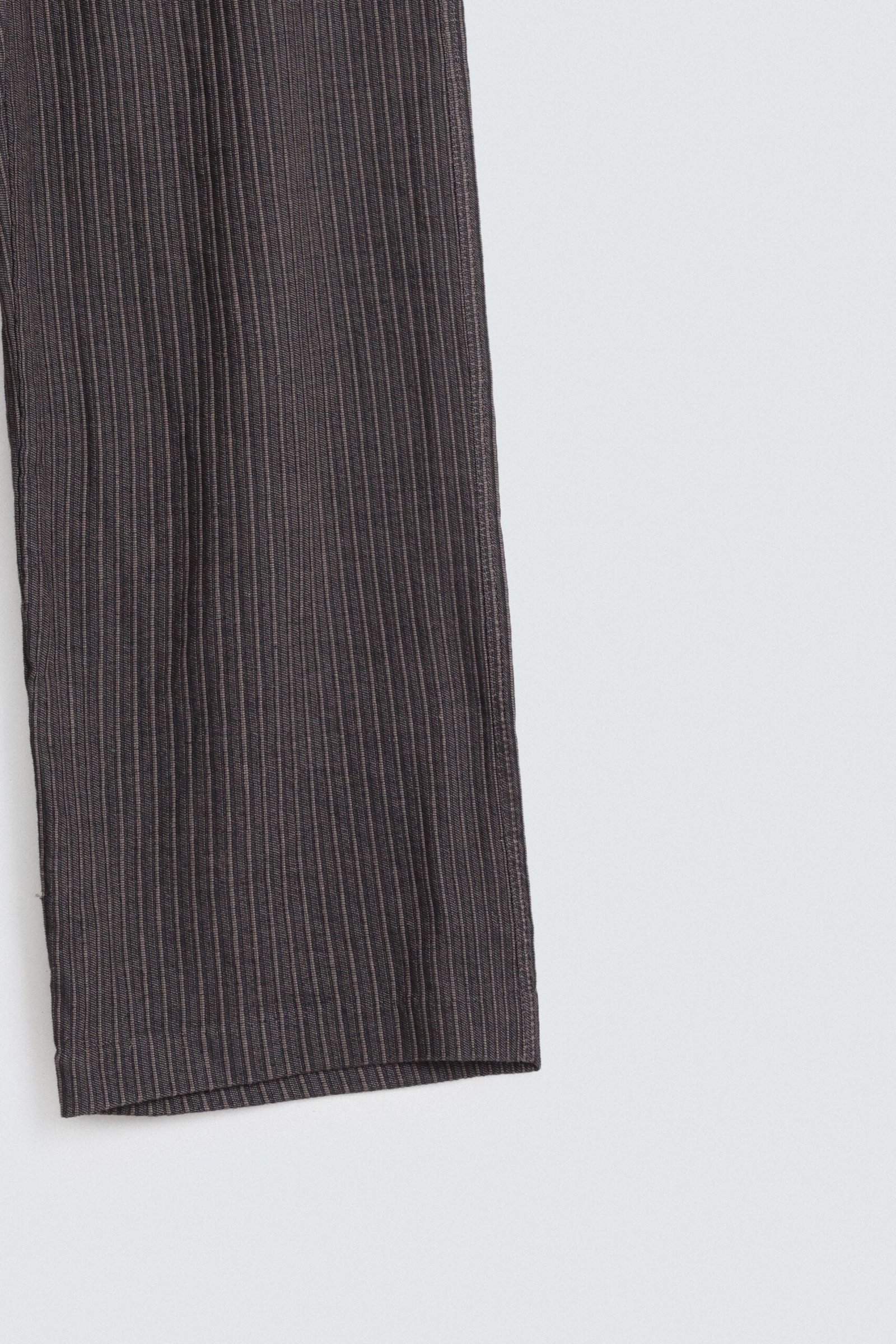 Cropped Straight Fit Trousers - Image 6