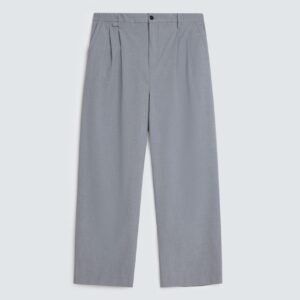 Pleated Wide-Leg Trousers