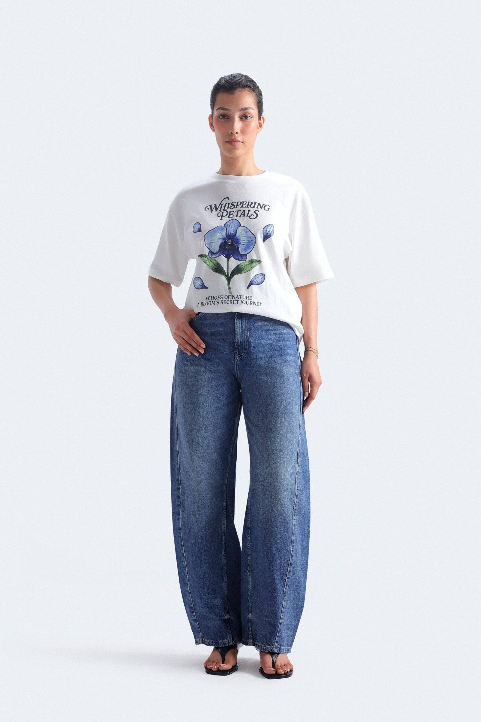 Baggy Barrel Fit Jeans