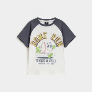 Color Block Raglan T-Shirt
