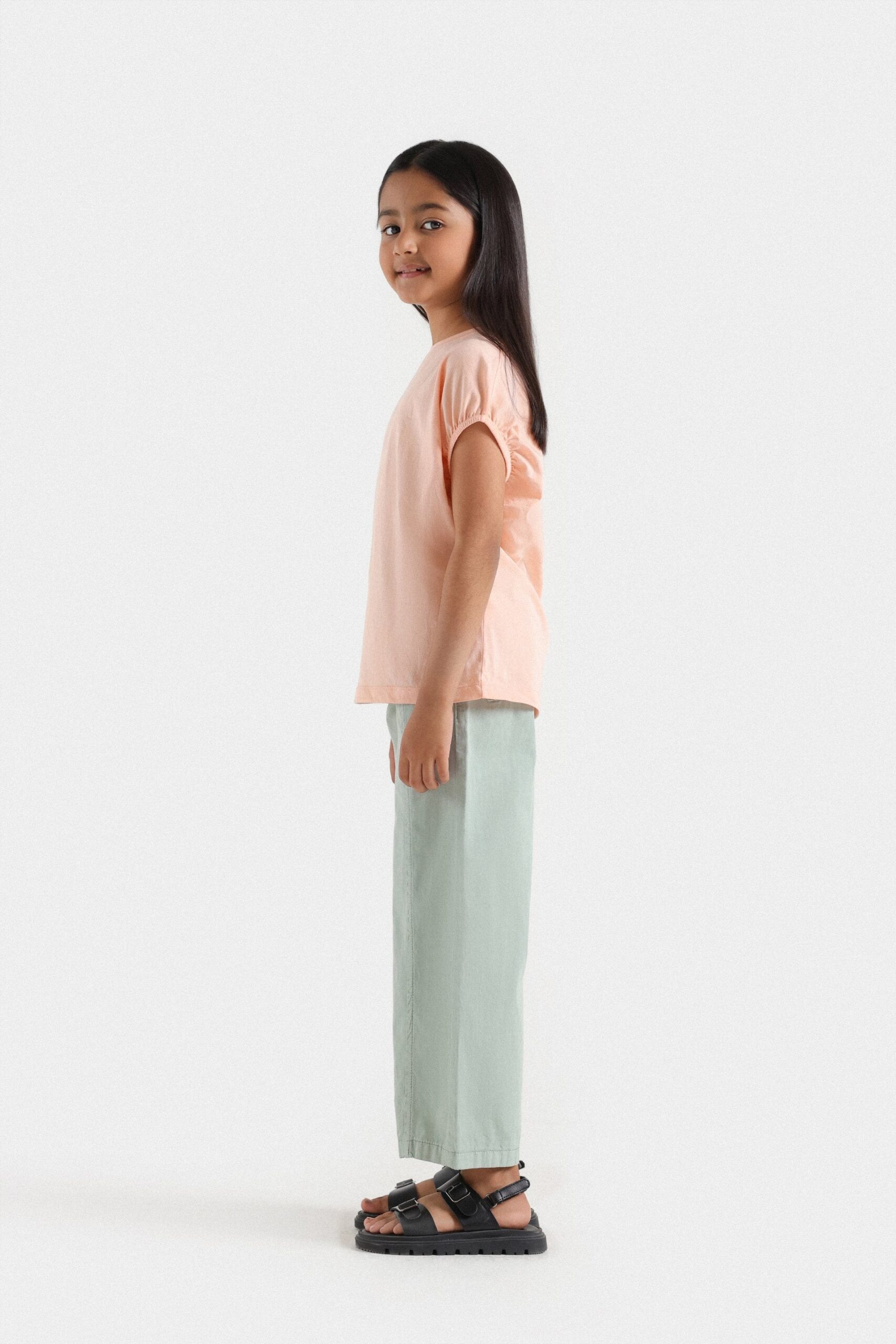 Basic T-Shirt With Elasticated Armhole - Image 6