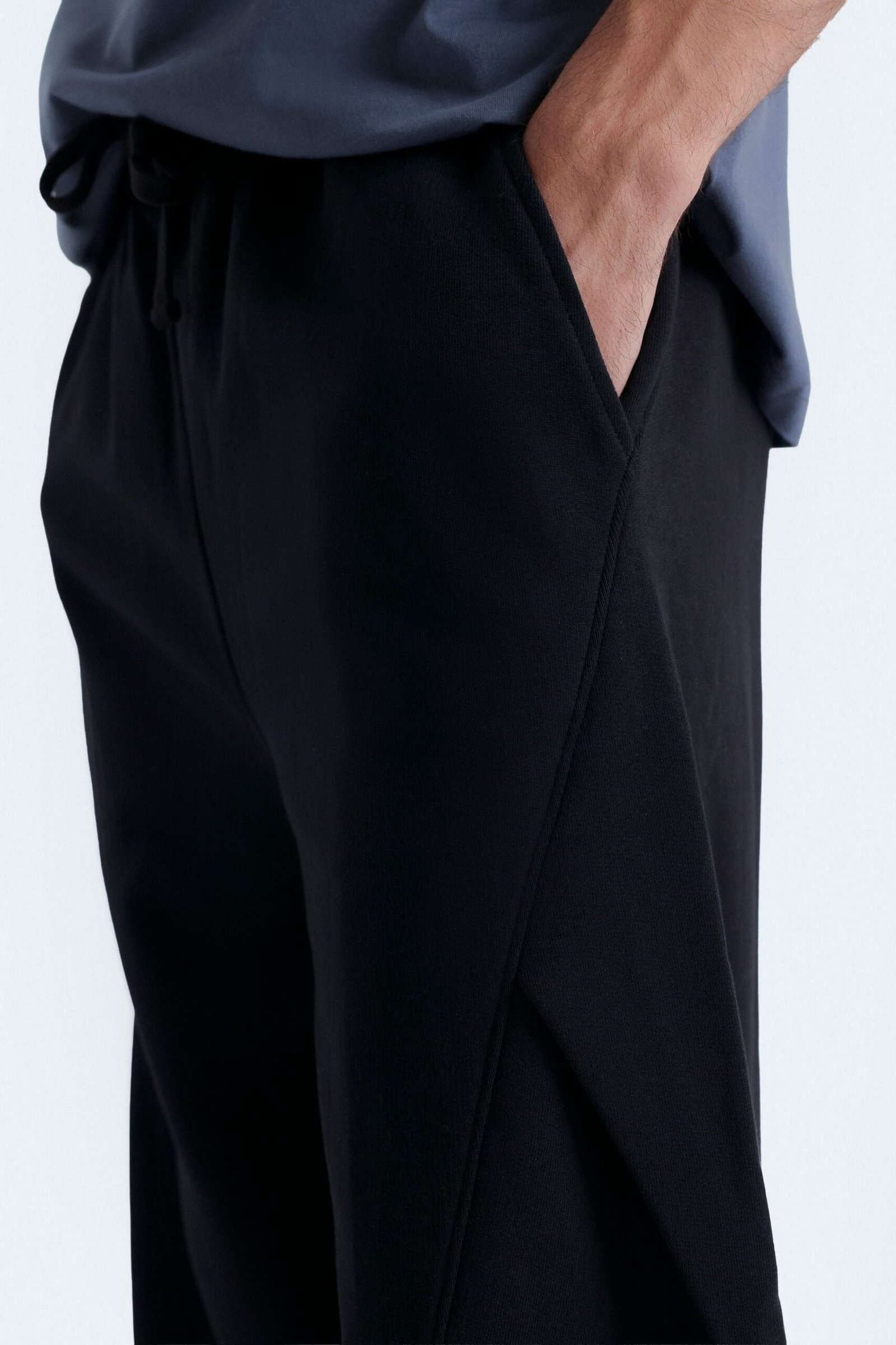 Balloon Fit Trousers With Pleat Detail - Image 2