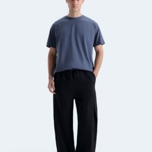 Balloon Fit Trousers With Pleat Detail