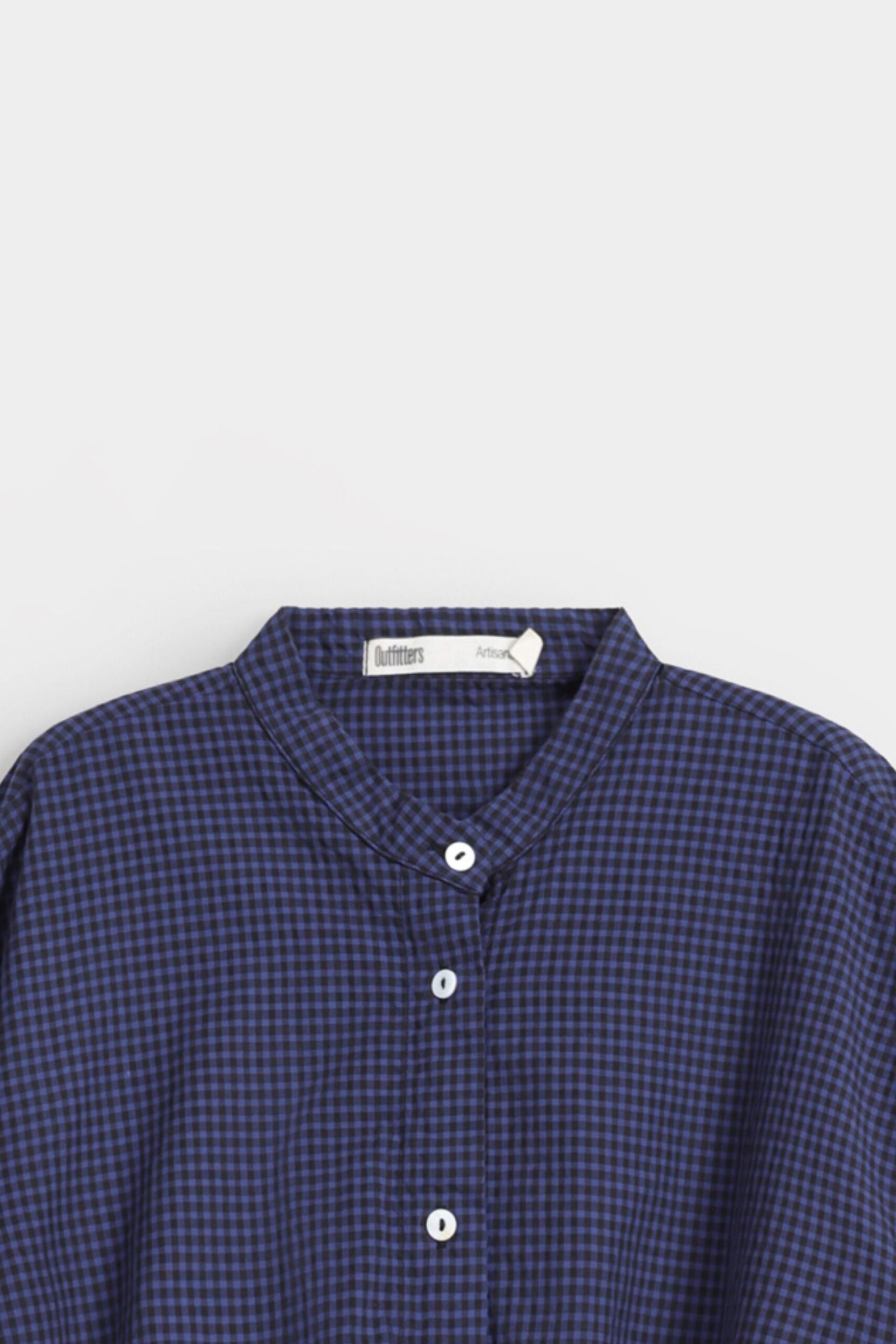 Cropped Checkered Shirt - Image 6