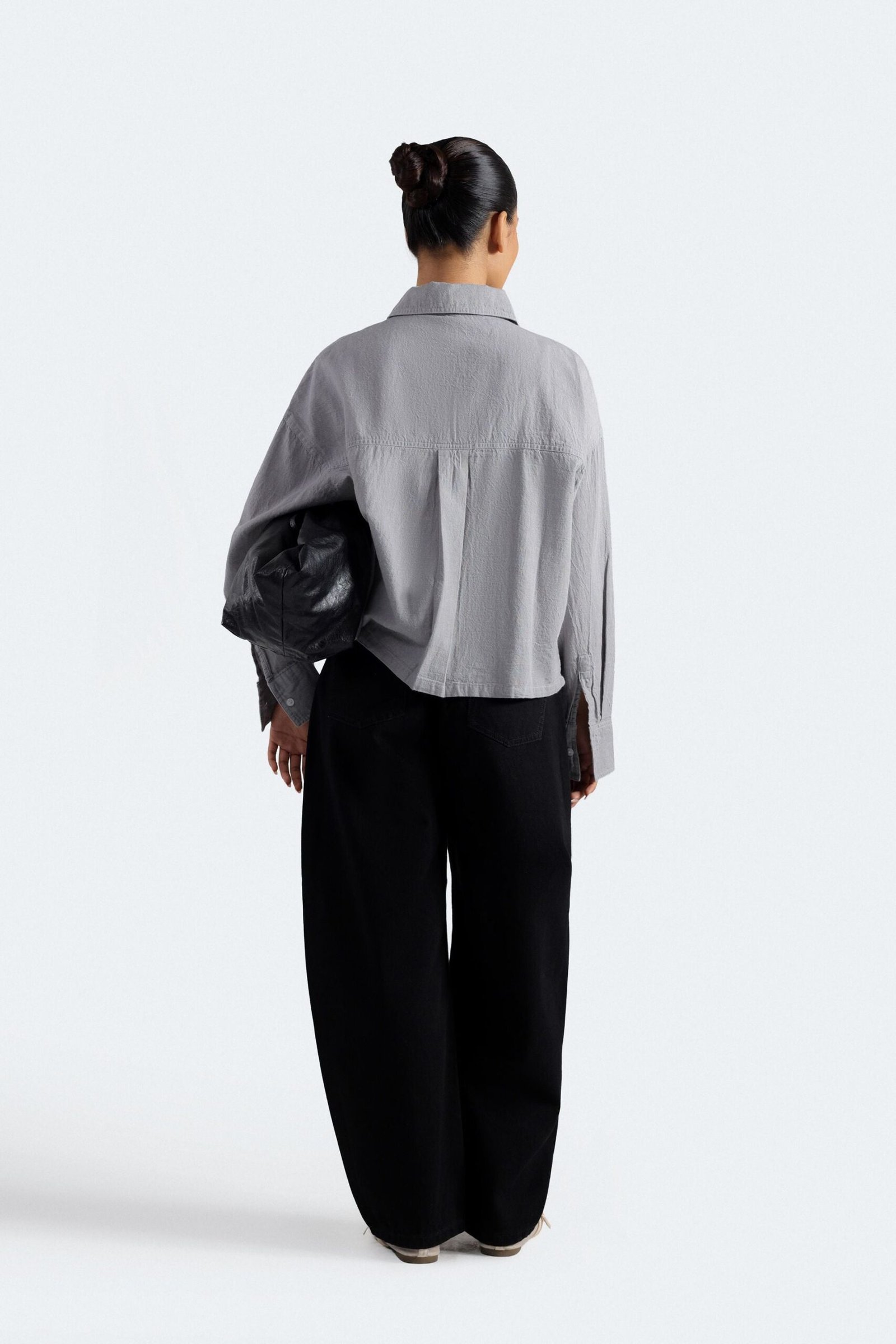 Creased Effect Shacket - Image 4