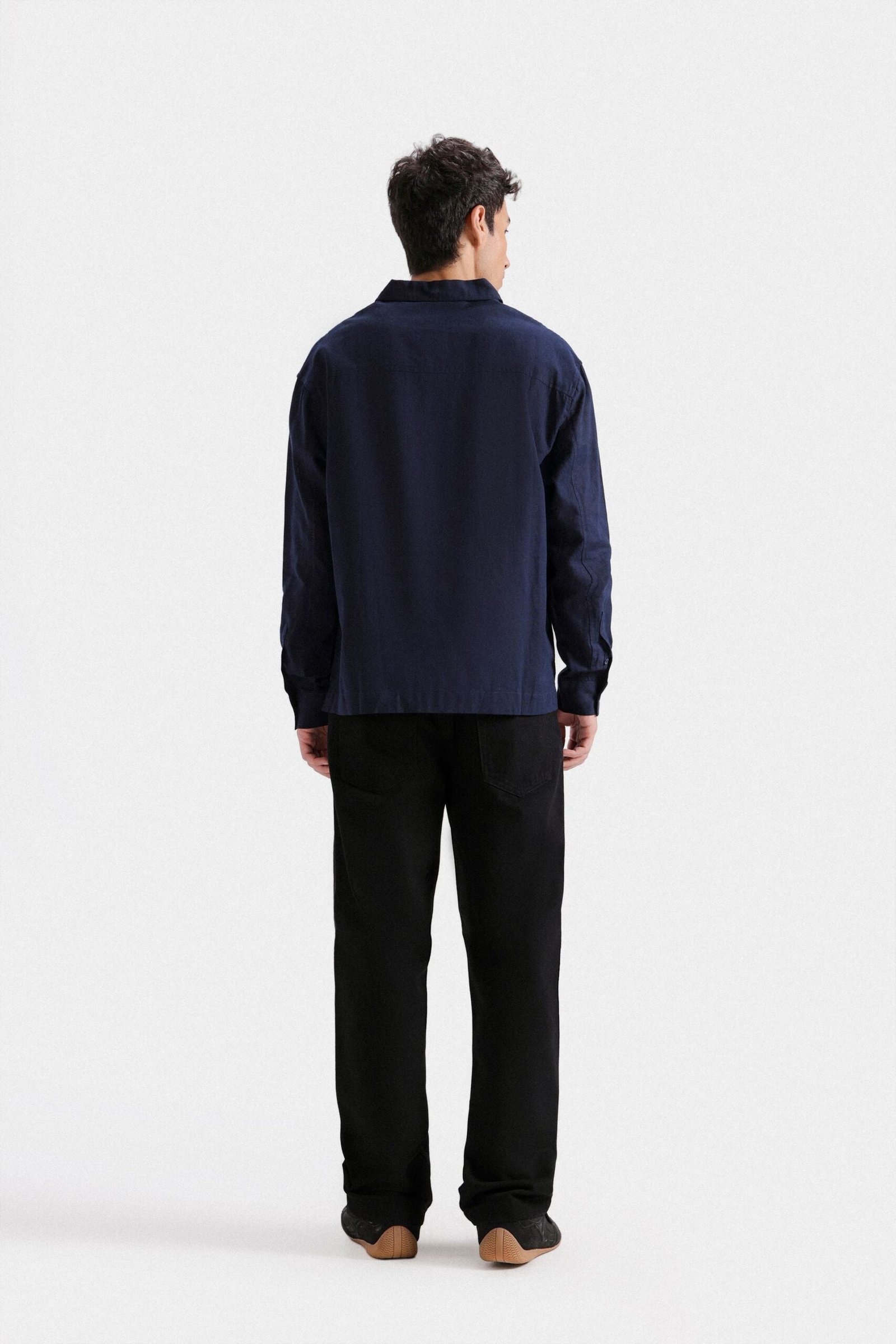 Basic Cotton Linen Shirt - Image 4