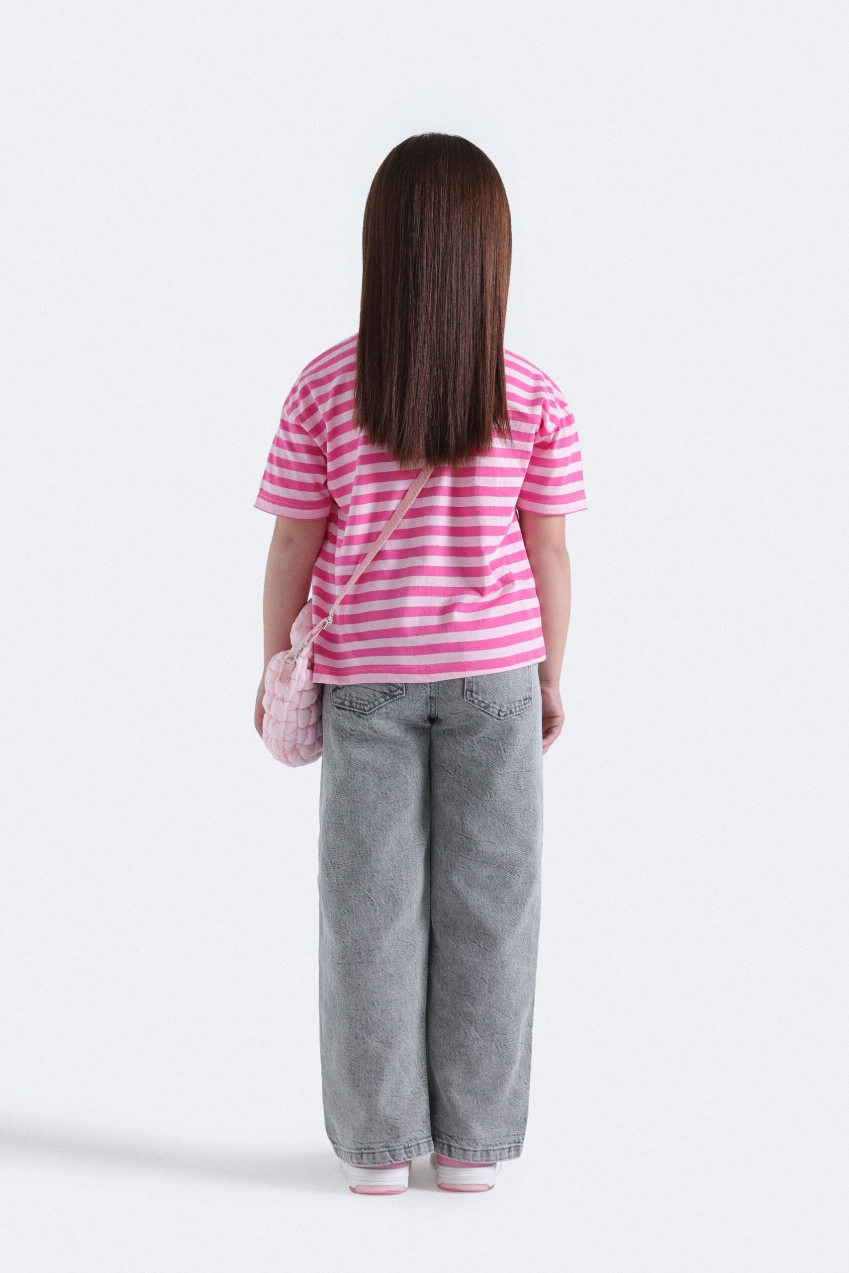 Striped Slogan Print T-Shirt - Image 6