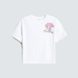 Cropped Character Graphic T-Shirt