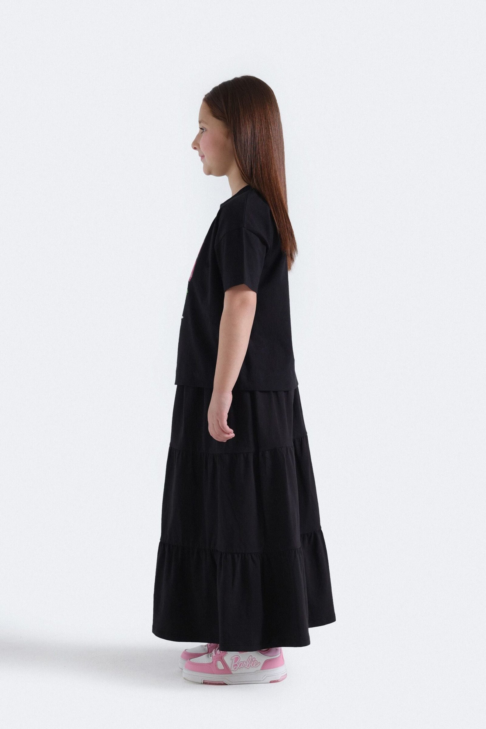 Cropped Embroidered T-Shirt - Image 5