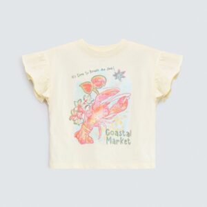 Cropped Graphic T-Shirt