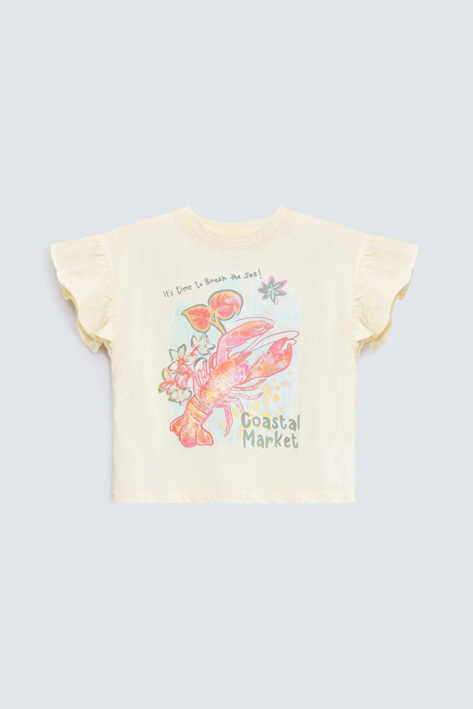 Cropped Graphic T-Shirt